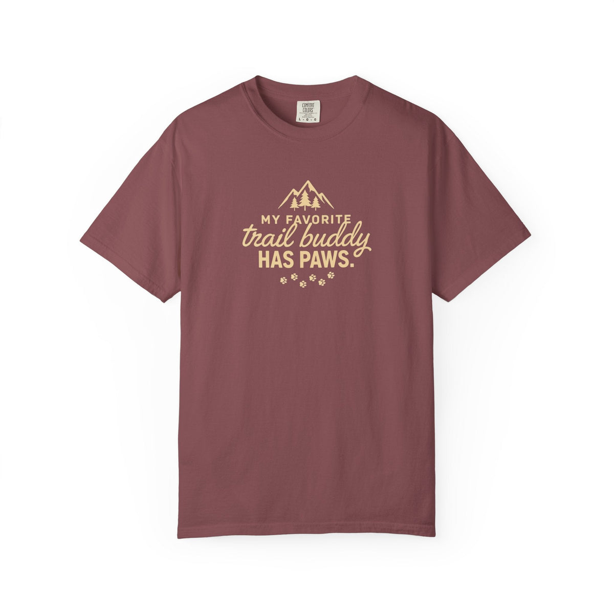My Favorite Trail Buddy Has Paws Shirt -S - Sloth & Duck