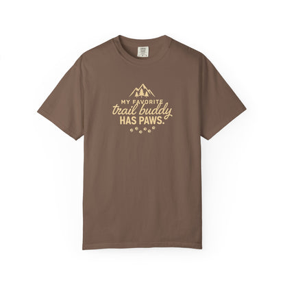 My Favorite Trail Buddy Has Paws Shirt -S - Sloth & Duck