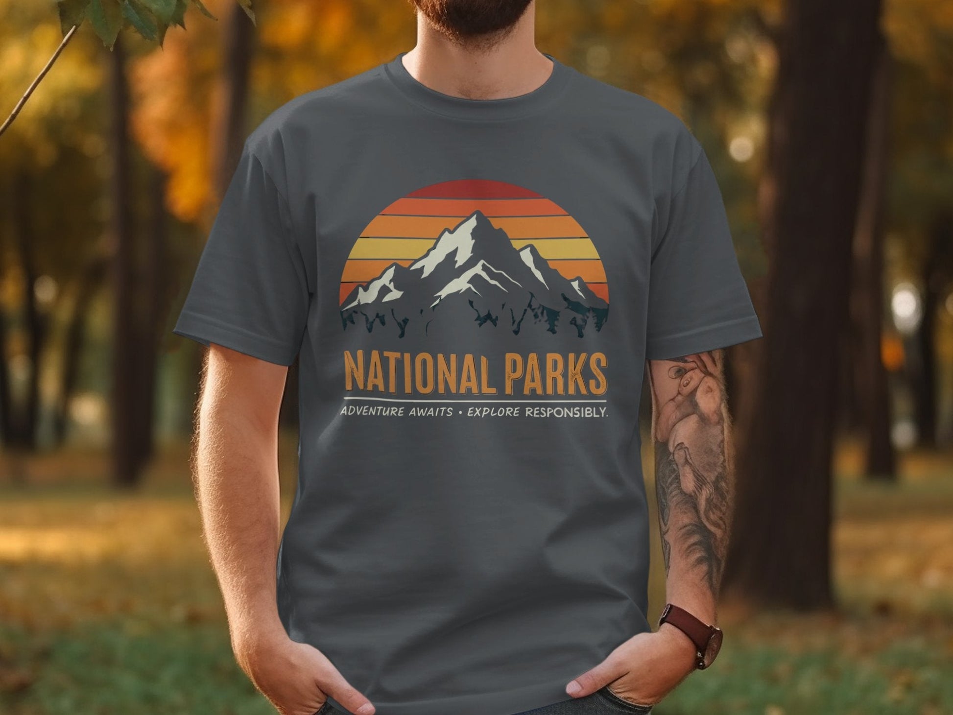 "National Parks" Graphic Shirt - S - Sloth & Duck