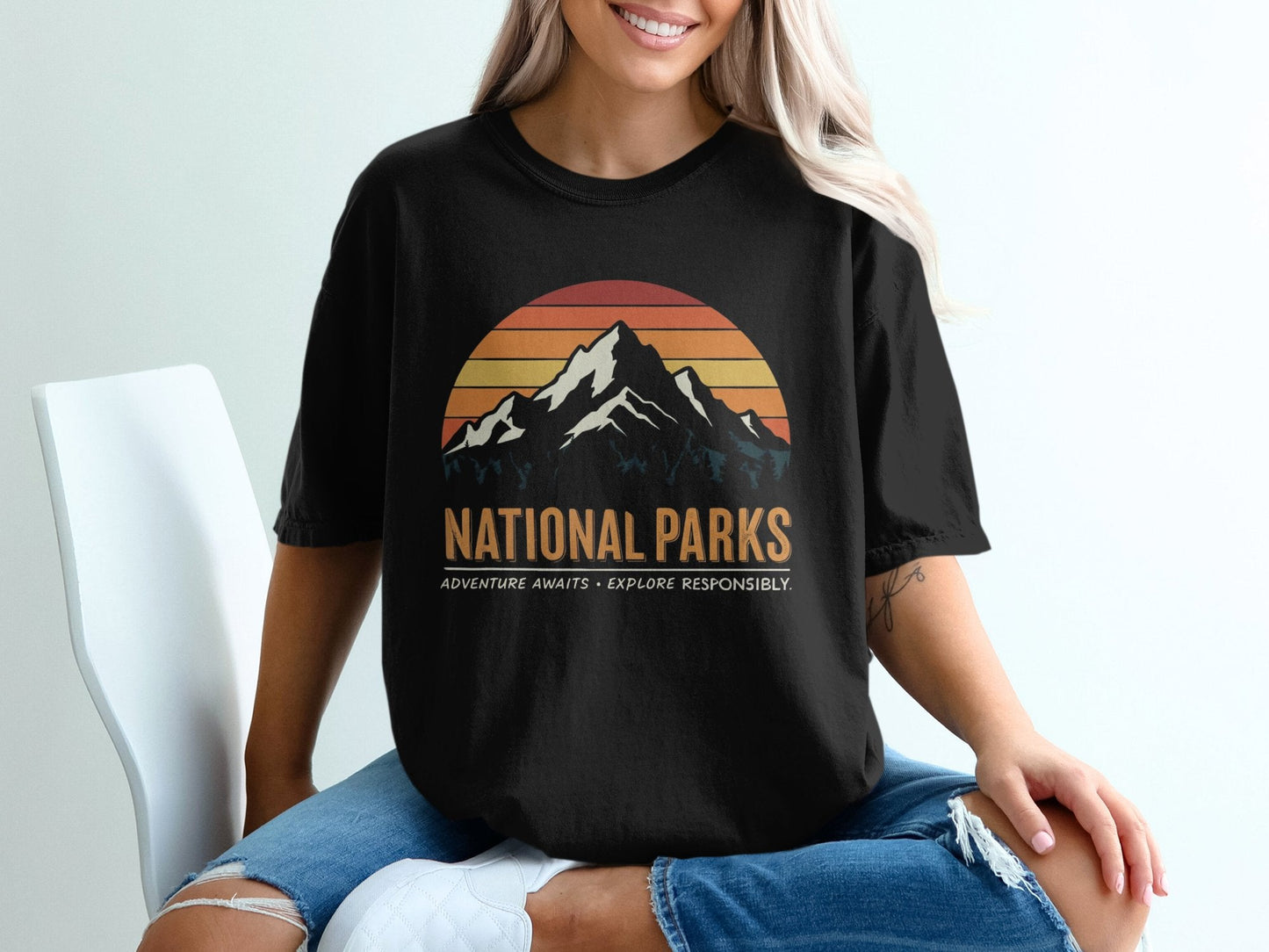 "National Parks" Graphic Shirt - S - Sloth & Duck