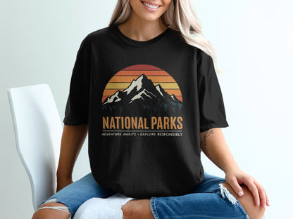 "National Parks" Graphic Shirt - S - Sloth & Duck