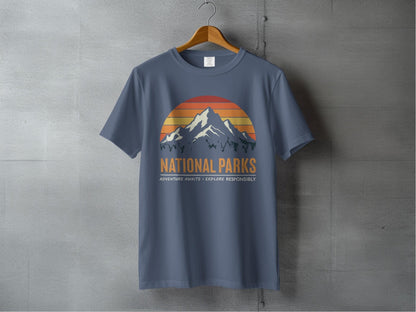 "National Parks" Graphic Shirt - S - Sloth & Duck