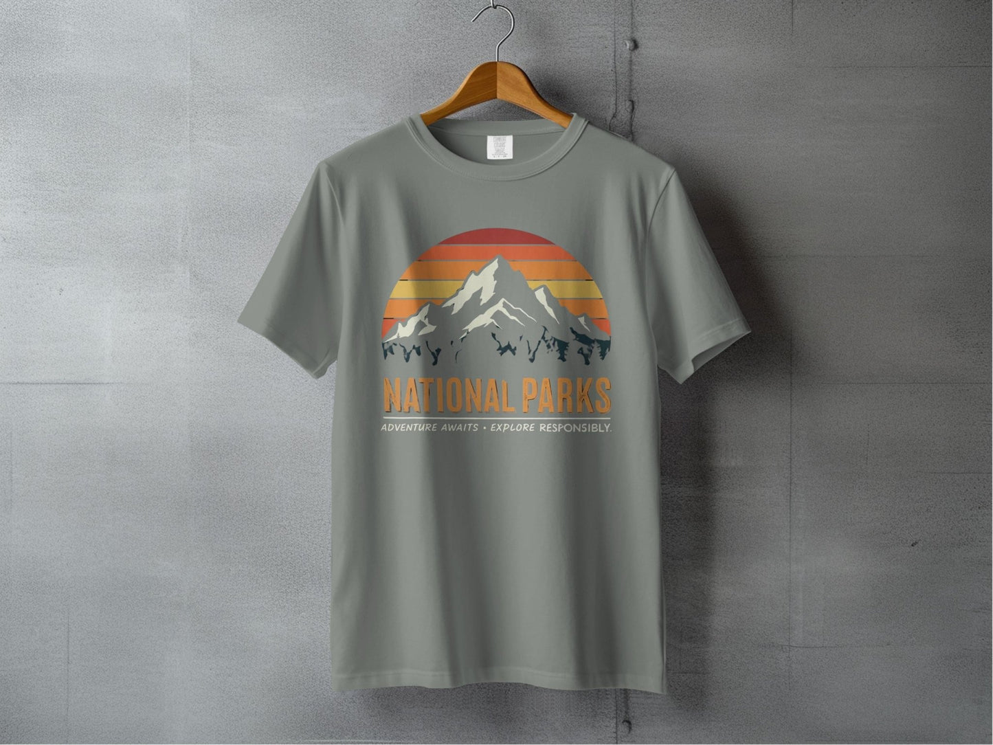 "National Parks" Graphic Shirt - S - Sloth & Duck