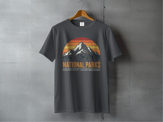 "National Parks" Graphic Shirt - S - Sloth & Duck