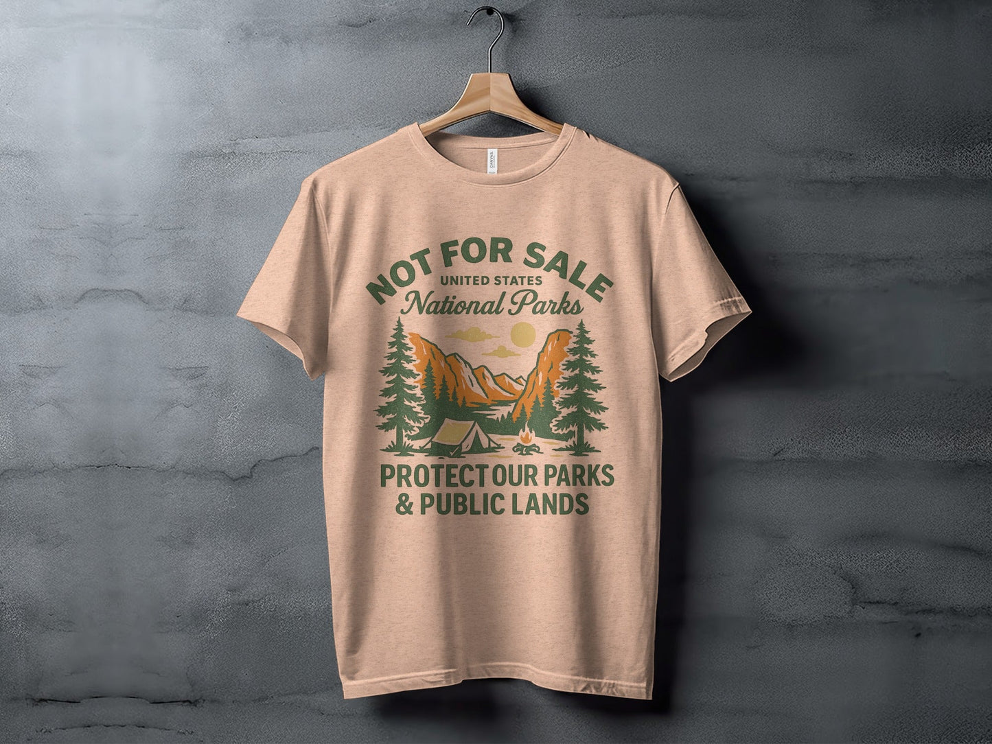National Parks TShirt Protect Public Lands - Adult - XS - Sloth & Duck