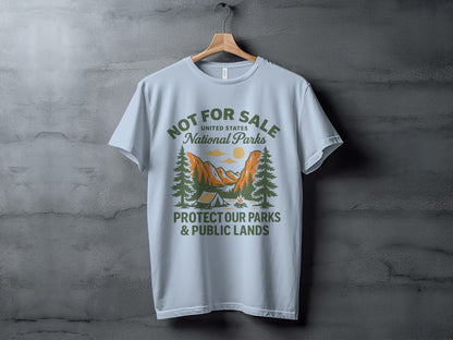 National Parks TShirt Protect Public Lands - Adult - XS - Sloth & Duck