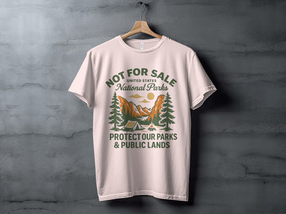 National Parks TShirt Protect Public Lands - Adult - XS - Sloth & Duck