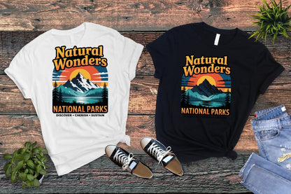 "Natural Wonders National Parks" T-Shirt - T-Shirt - Sloth & Duck