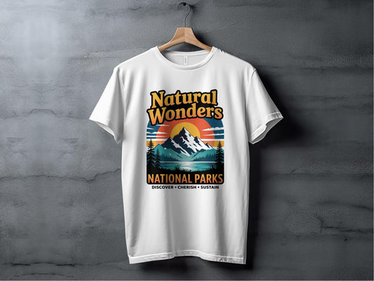 "Natural Wonders National Parks" T-Shirt - T-Shirt - Sloth & Duck