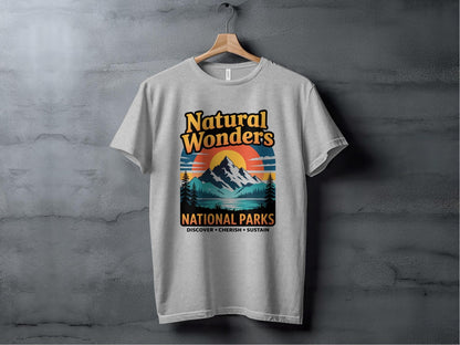 "Natural Wonders National Parks" T-Shirt - T-Shirt - Sloth & Duck