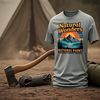"Natural Wonders National Parks" T-Shirt - T-Shirt - Sloth & Duck