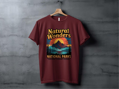 "Natural Wonders National Parks" T-Shirt - T-Shirt - Sloth & Duck