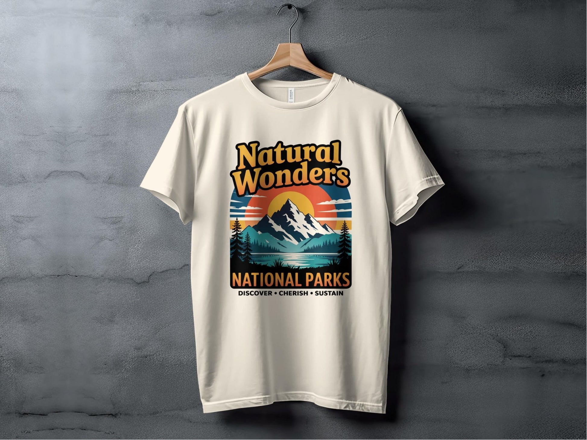 "Natural Wonders National Parks" T-Shirt - T-Shirt - Sloth & Duck