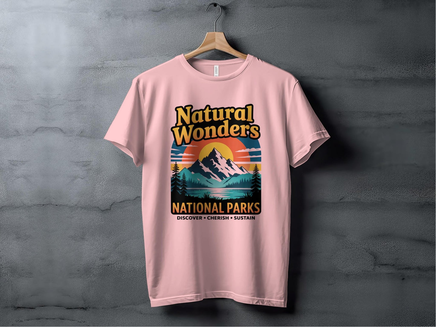 "Natural Wonders National Parks" T-Shirt - T-Shirt - Sloth & Duck