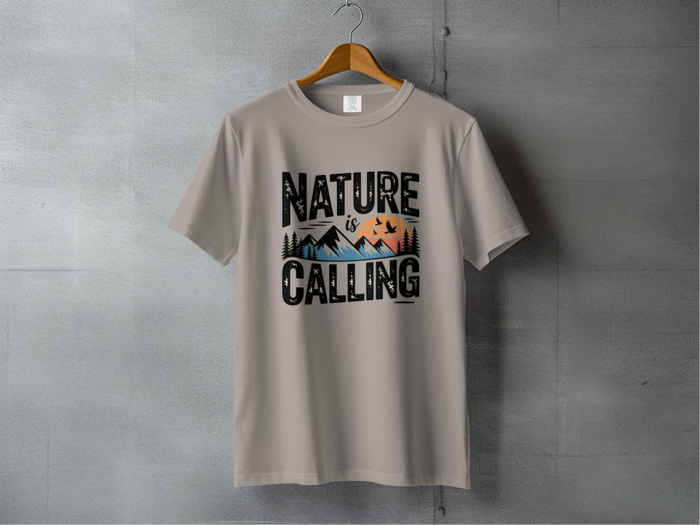 Nature is Calling Graphic T-Shirt - S - Sloth & Duck