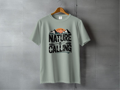 "Nature is Calling" T-Shirt - S - Sloth & Duck