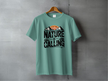 "Nature is Calling" T-Shirt - S - Sloth & Duck