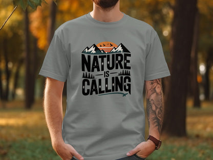 "Nature is Calling" T-Shirt - S - Sloth & Duck