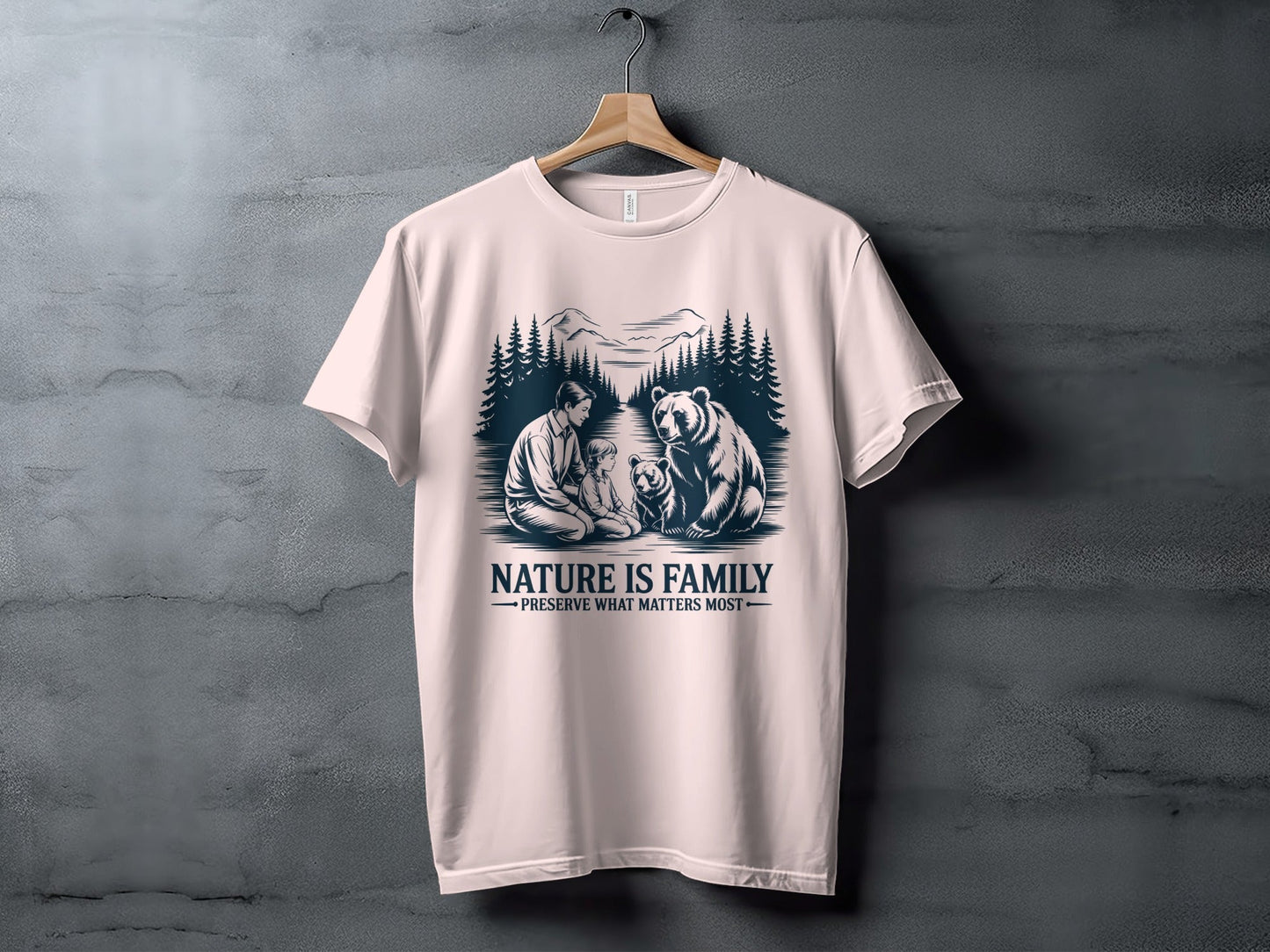"Nature is Family Preserve What Matters Most" T-Shirt - Adult - Sloth & Duck