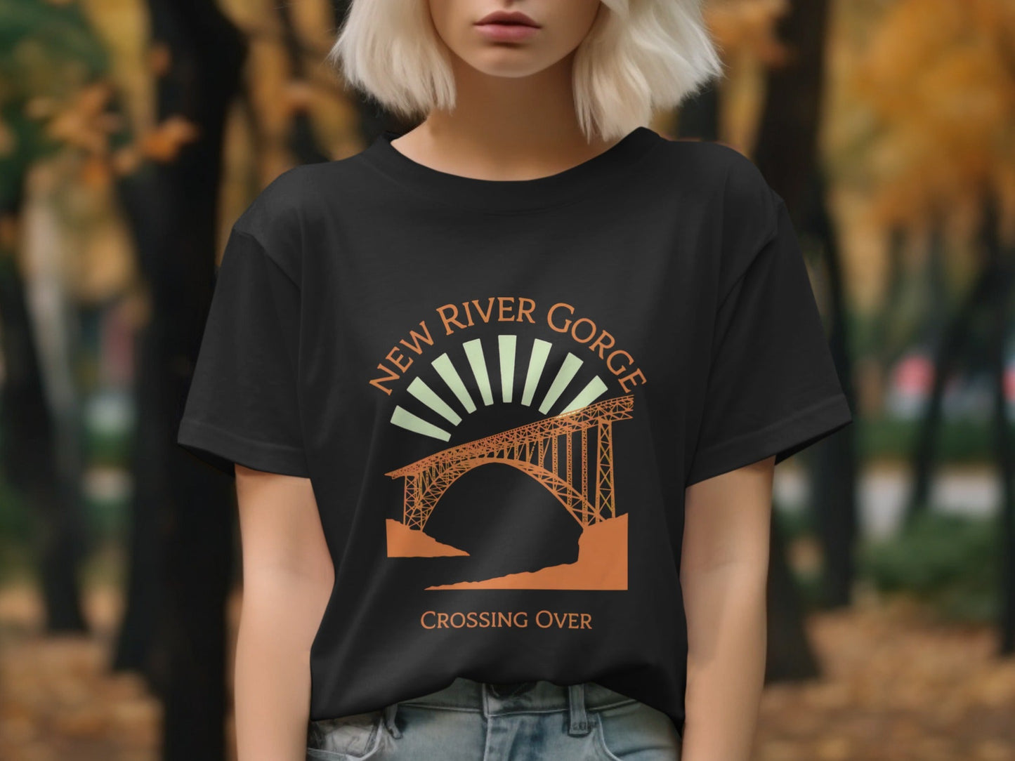 New River Gorge Heritage T-Shirt - S - Sloth & Duck