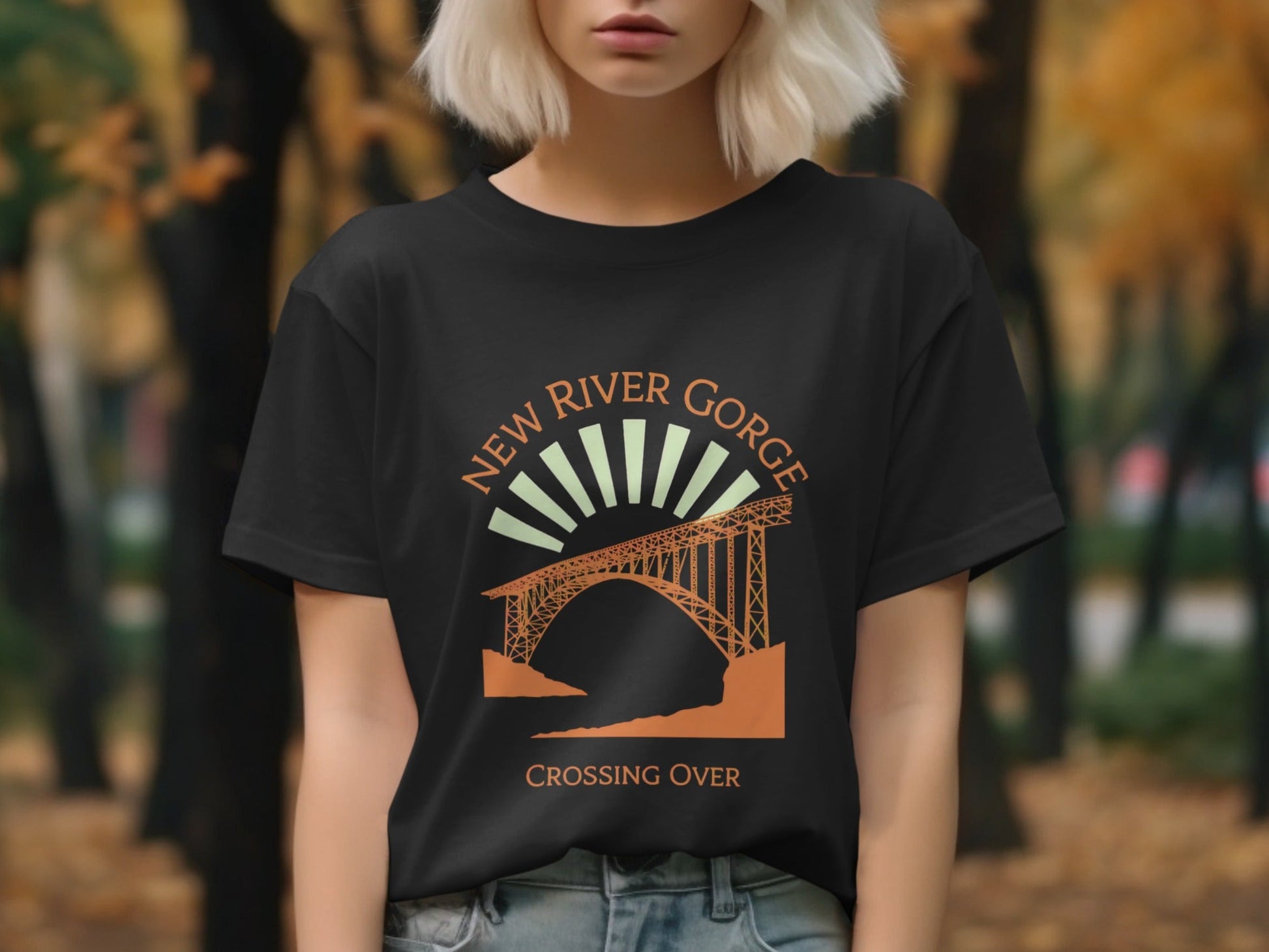 New River Gorge Heritage T-Shirt - S - Sloth & Duck