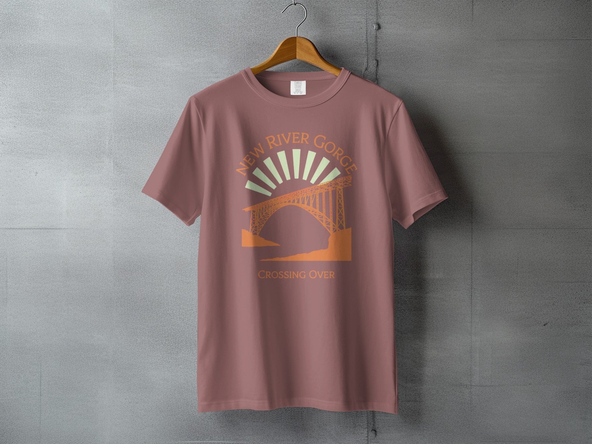 New River Gorge Heritage T-Shirt - S - Sloth & Duck
