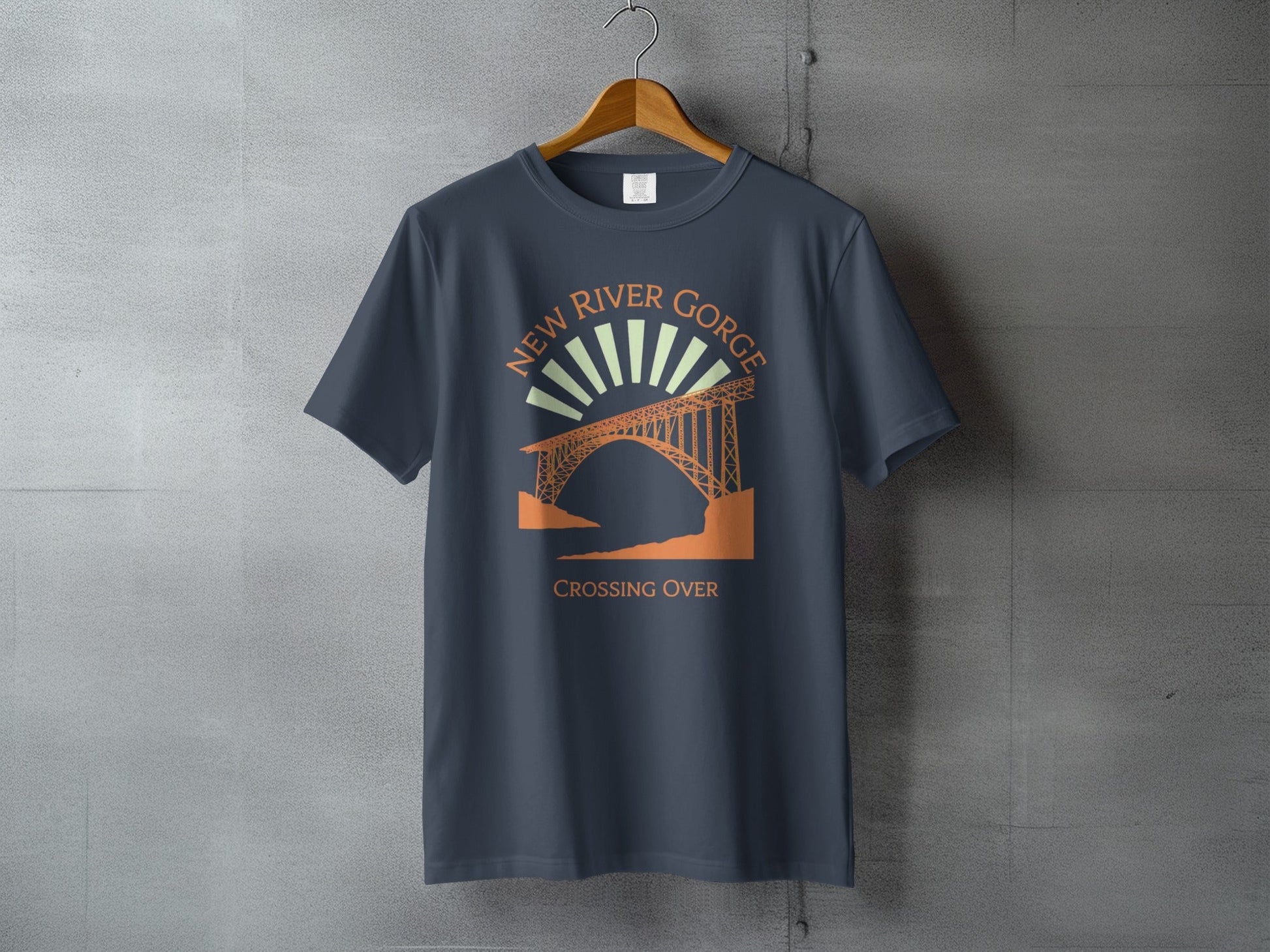 New River Gorge Heritage T-Shirt - S - Sloth & Duck