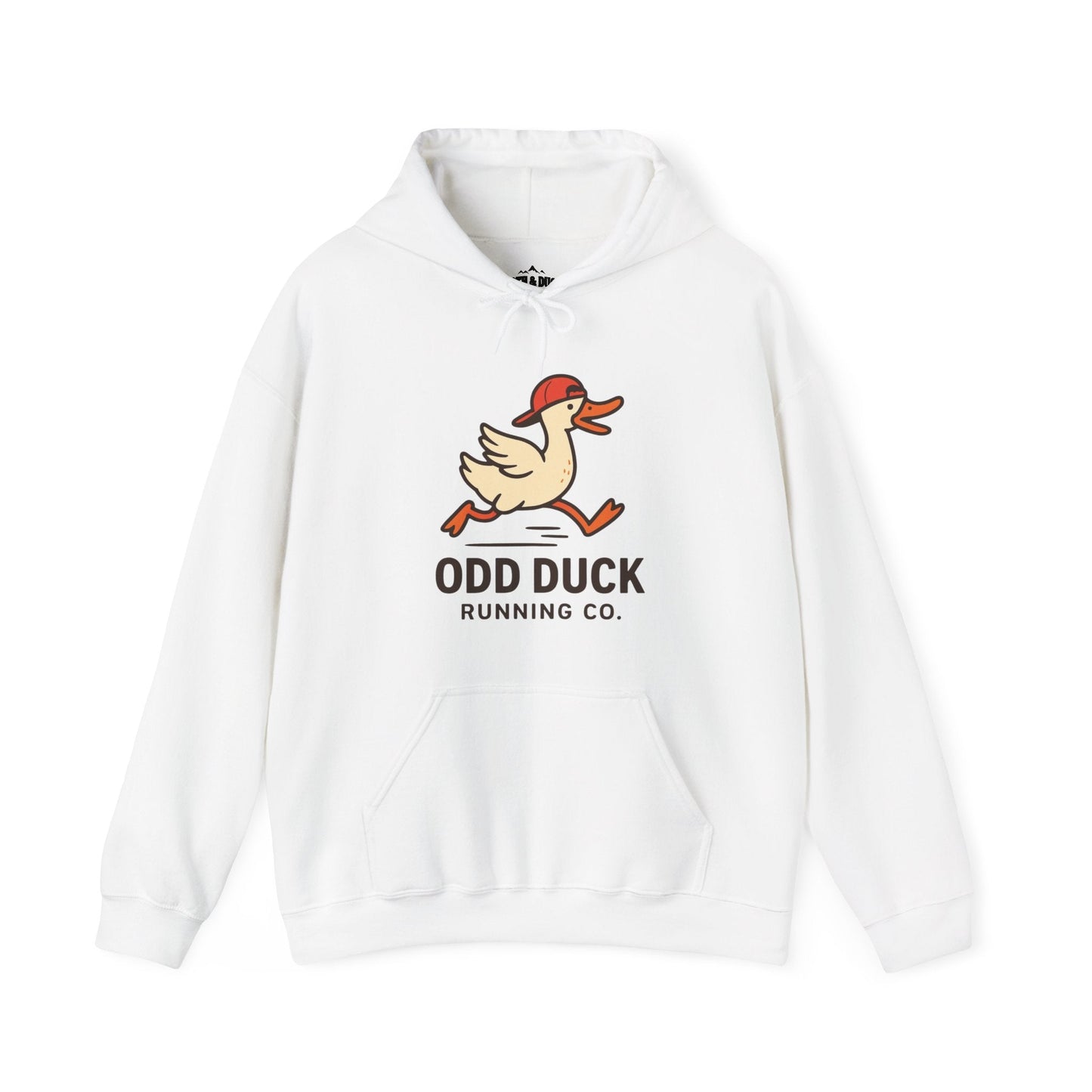 Odd Duck Running Co. Hoodie - White - Sloth & Duck