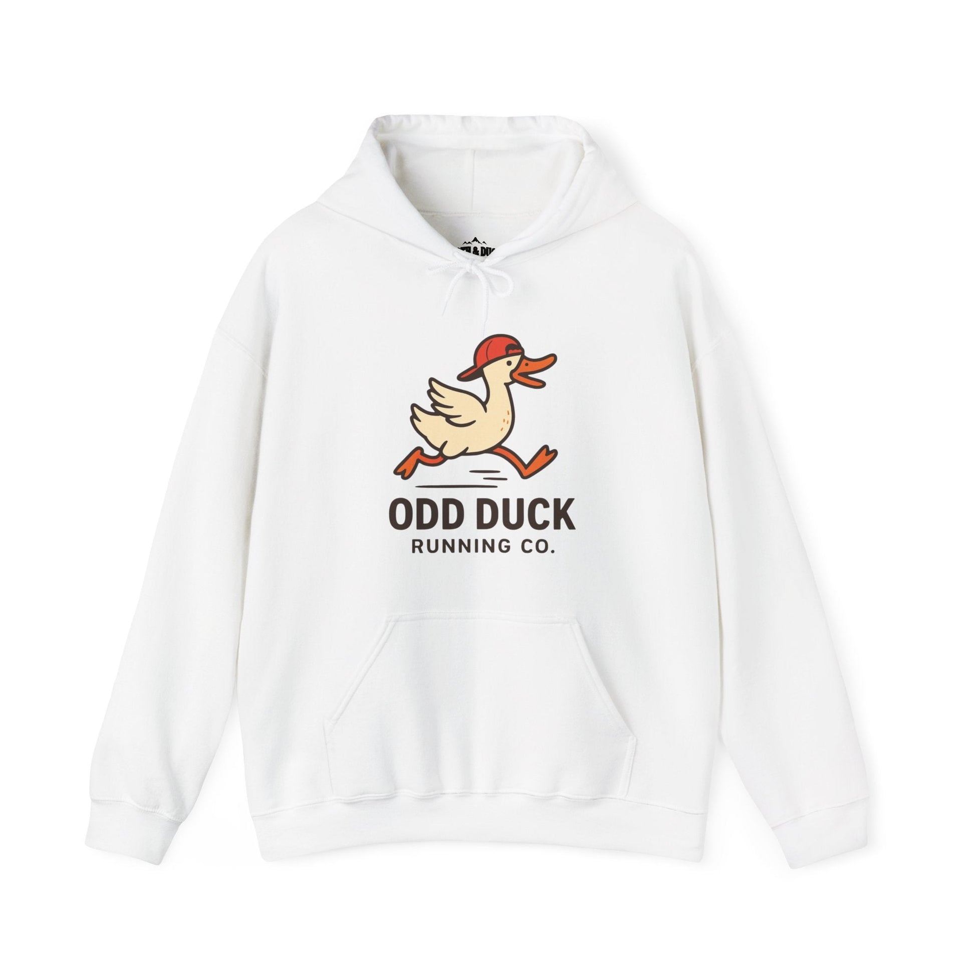 Odd Duck Running Co. Hoodie - White - Sloth & Duck