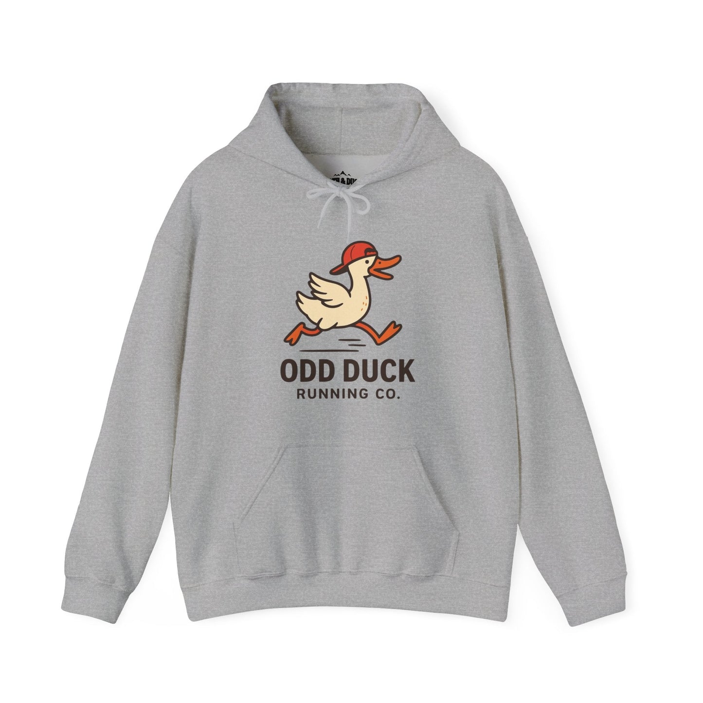 Odd Duck Running Co. Hoodie - Sport Grey - Sloth & Duck