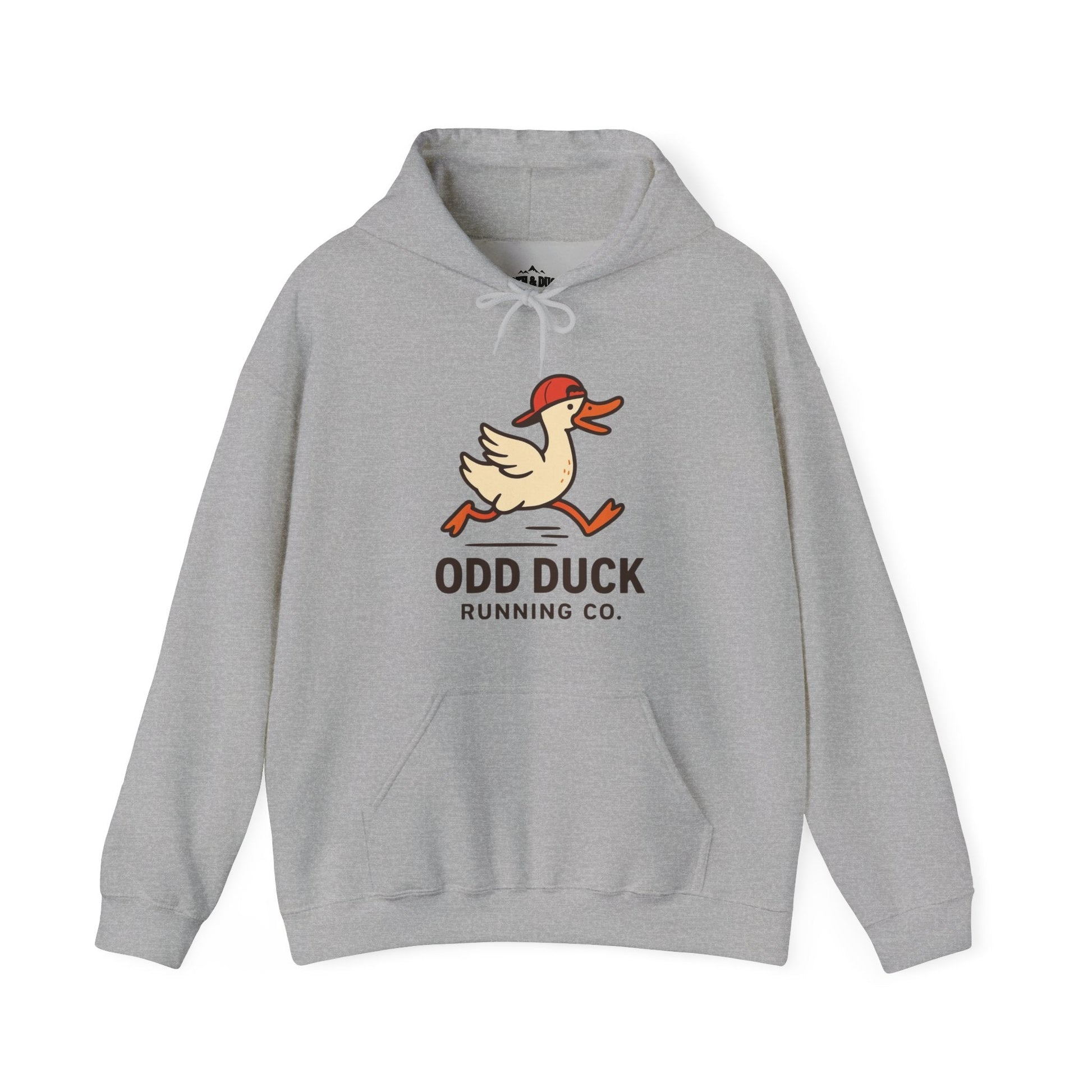 Odd Duck Running Co. Hoodie - Sport Grey - Sloth & Duck