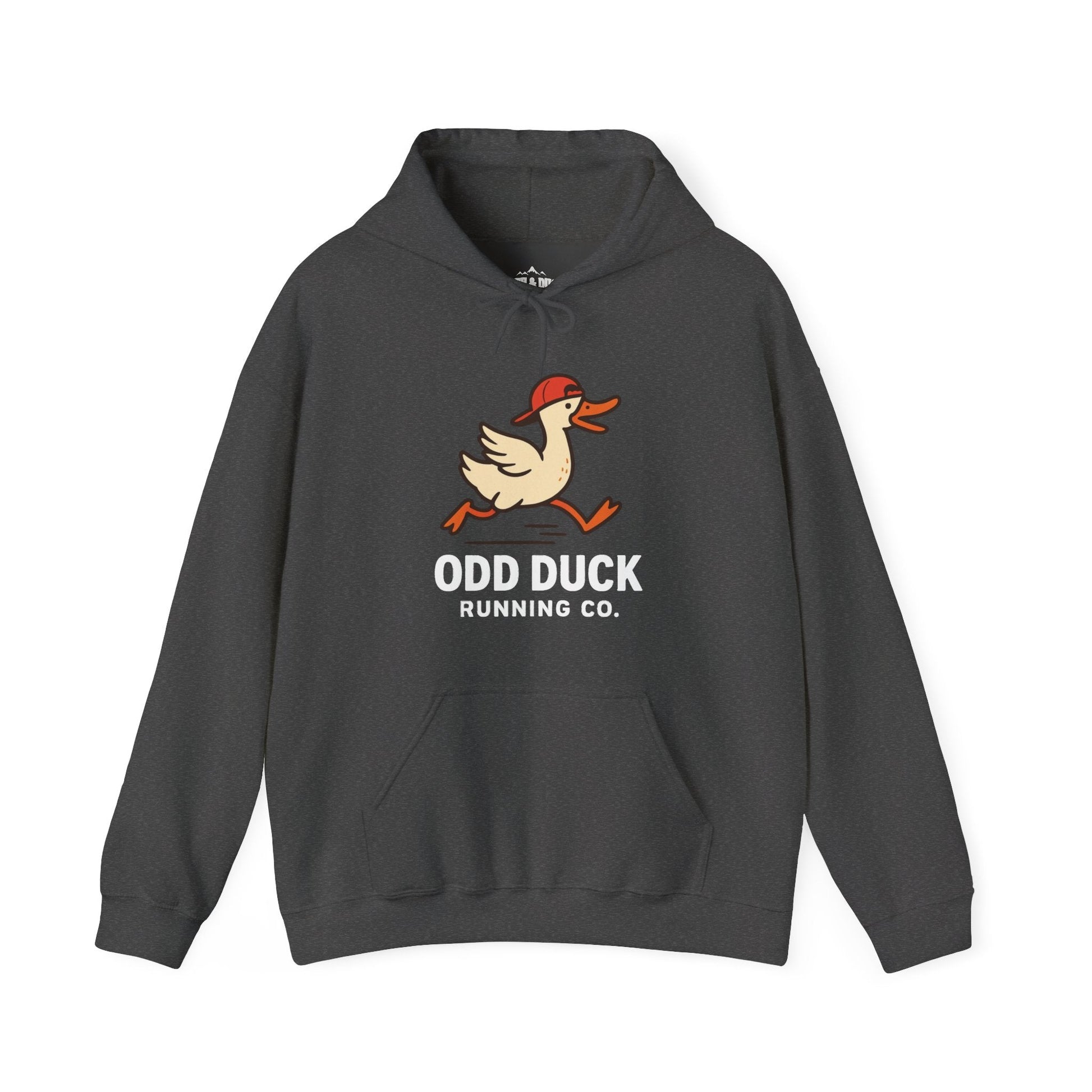 Odd Duck Running Co. Hoodie - Dark Heather - Sloth & Duck