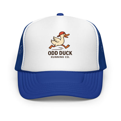 Odd Duck Running Company Trucker Hat - Royal/ White/ Royal - Sloth & Duck