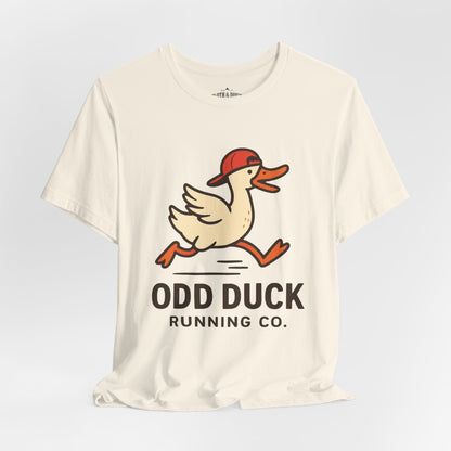 Odd Duck Running Tee - Embrace the Odd - Natural - Sloth & Duck