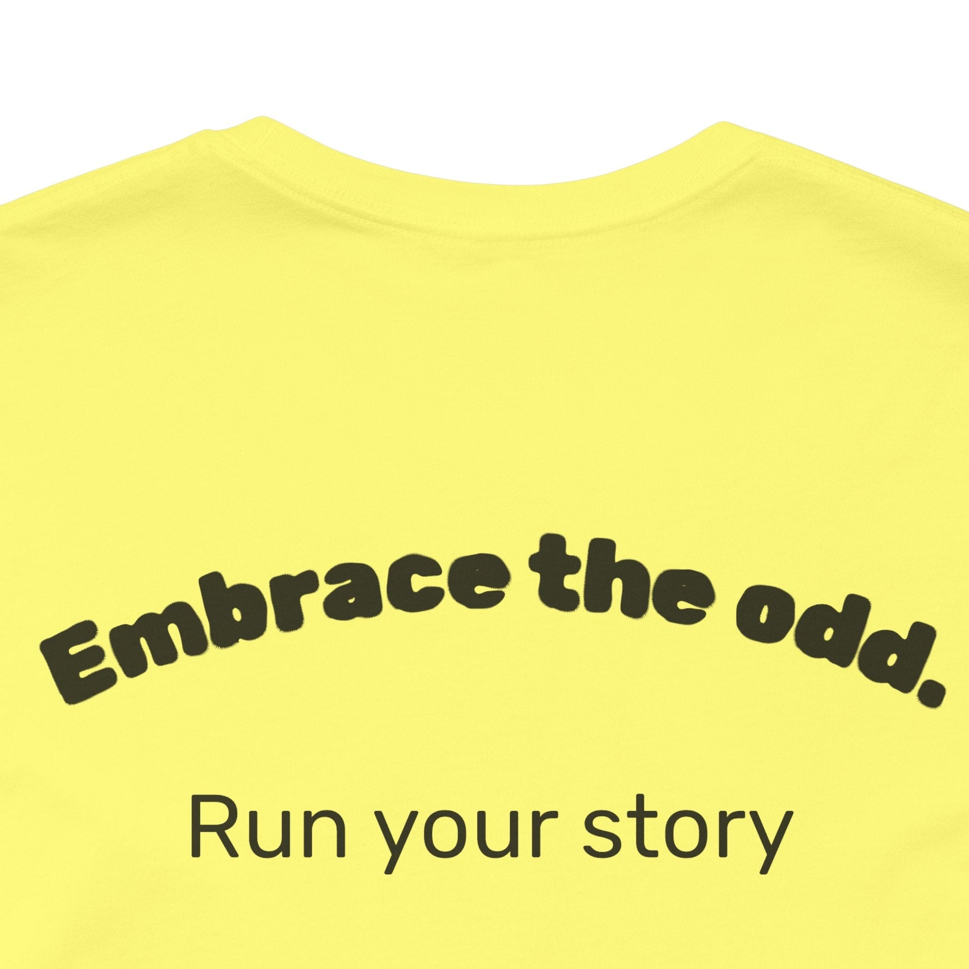 Odd Duck Running Tee - Embrace the Odd - Yellow - Sloth & Duck