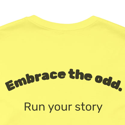 Odd Duck Running Tee - Embrace the Odd - Yellow - Sloth & Duck