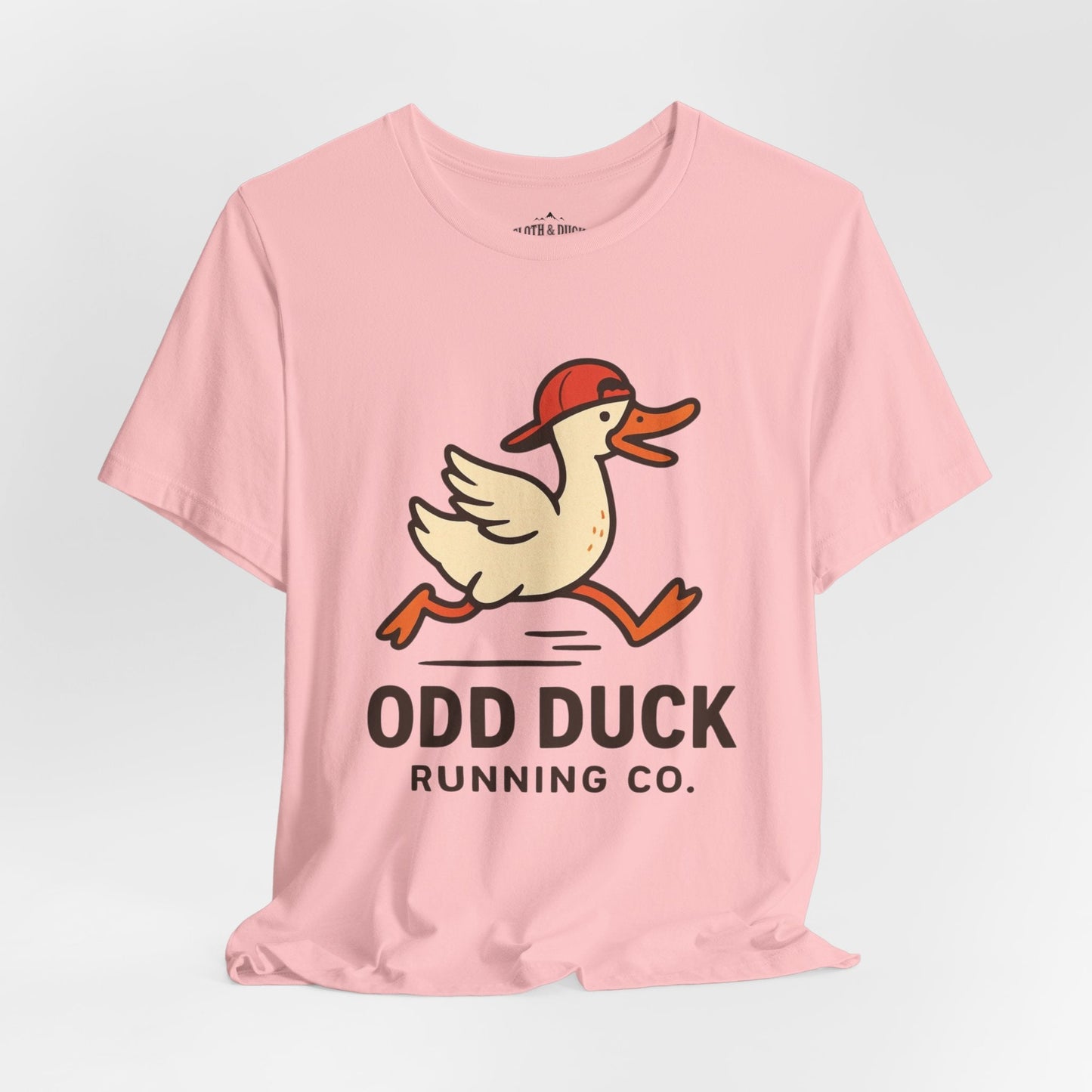 Odd Duck Running Tee - Embrace the Odd - Pink - Sloth & Duck