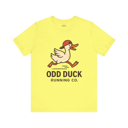 Odd Duck Running Tee - Embrace the Odd - Yellow - Sloth & Duck