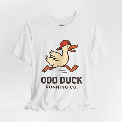 Odd Duck Running Tee - Embrace the Odd - Ash - Sloth & Duck