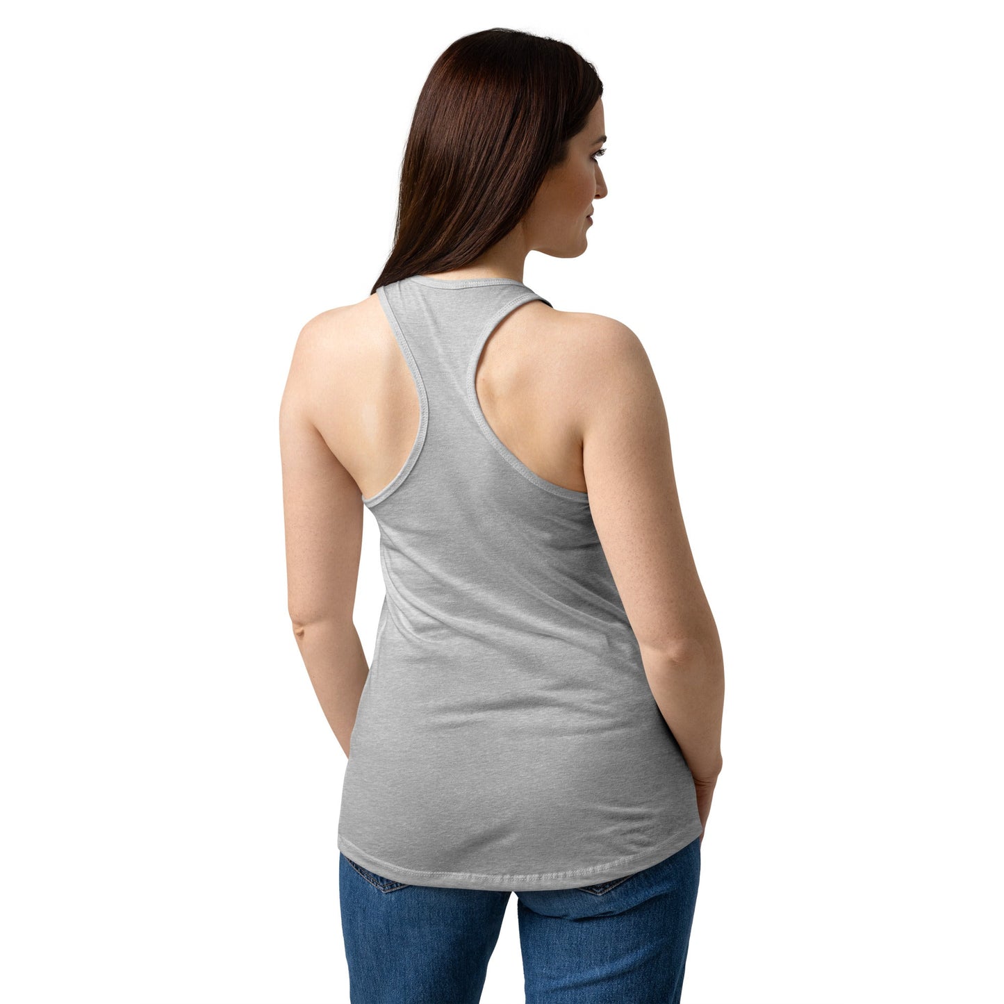 Odd Duck Women’s Fitted Racerback Tank Top - White - Sloth & Duck