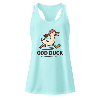 Odd Duck Women’s Fitted Racerback Tank Top - Cancun - Sloth & Duck
