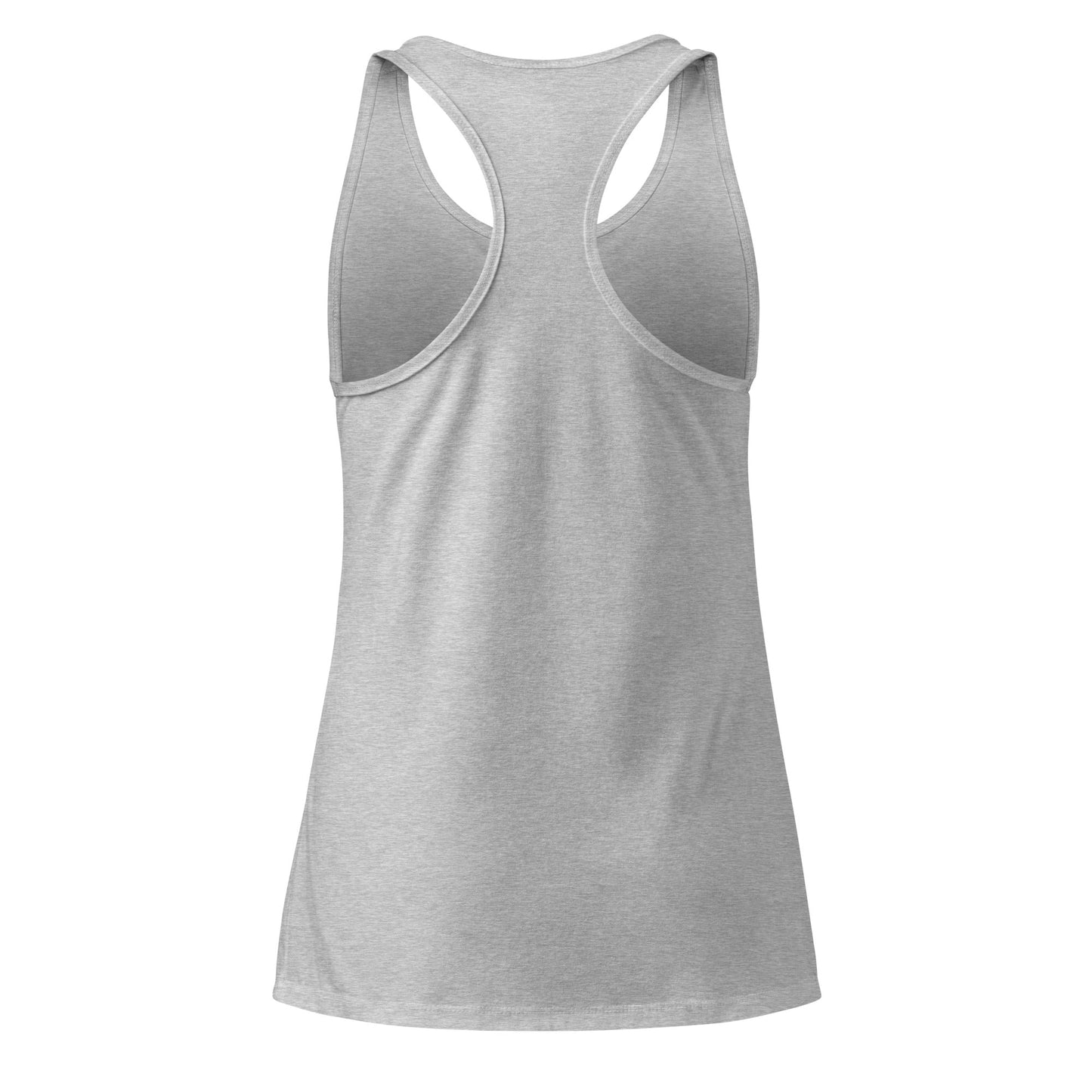 Odd Duck Women’s Fitted Racerback Tank Top - Heather gray - Sloth & Duck
