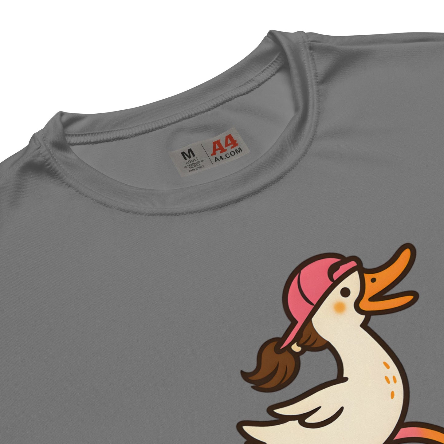 Odd Duck Womens Wicking Performance T-Shirt - White - Sloth & Duck