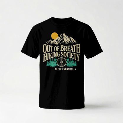 Out of Breath Hiking Society Graphic T-Shirt - S - Sloth & Duck