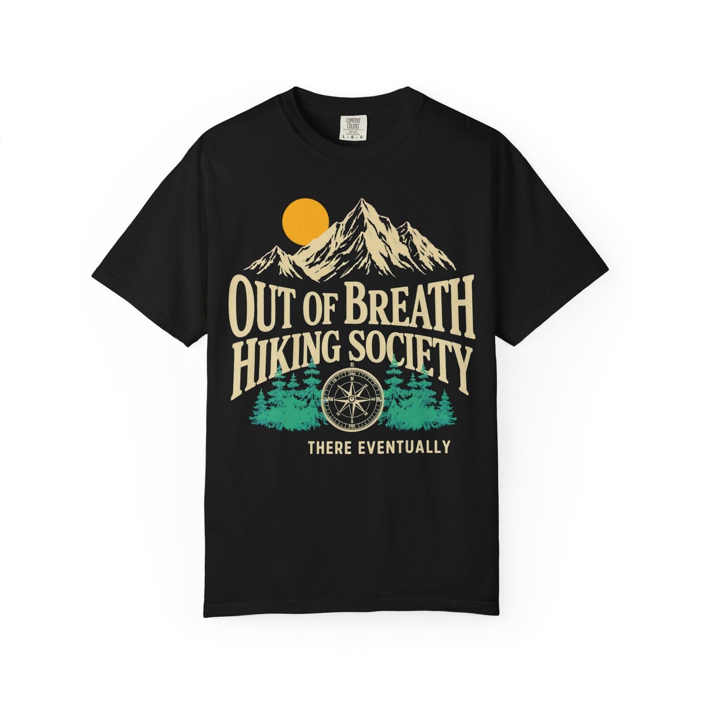 Out of Breath Hiking Society Graphic T-Shirt - S - Sloth & Duck