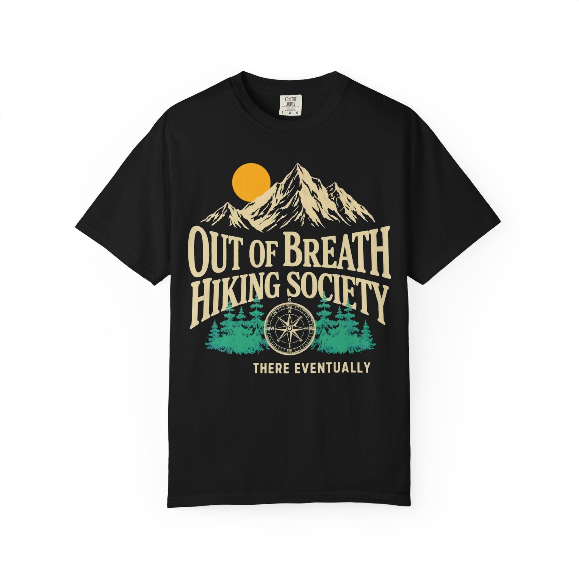 Out of Breath Hiking Society Graphic T-Shirt - S - Sloth & Duck