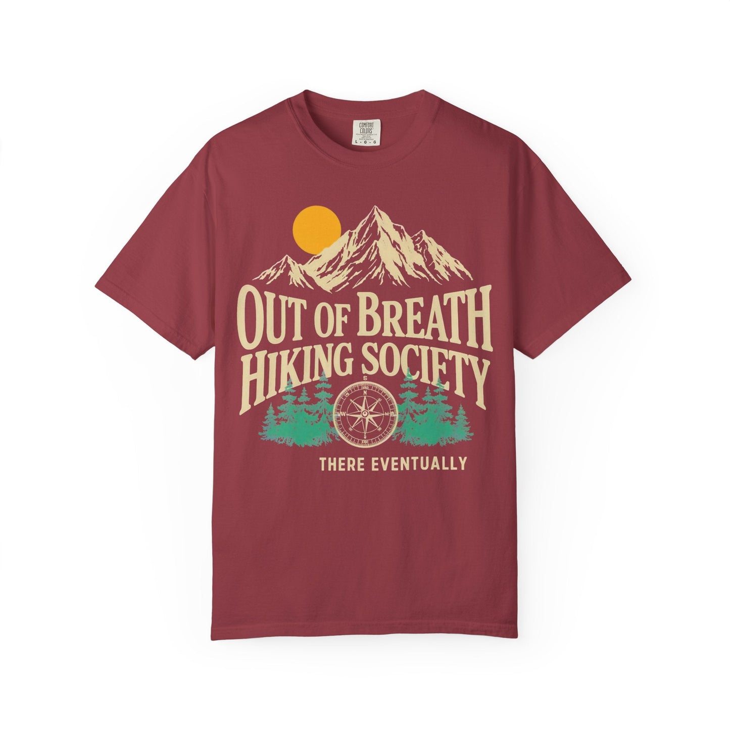 Out of Breath Hiking Society Graphic T-Shirt - S - Sloth & Duck