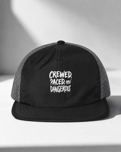 Performance Trail Running Hat - Black/ Charcoal - Sloth & Duck