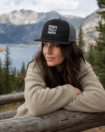 Performance Trail Running Hat - Black/ Charcoal - Sloth & Duck