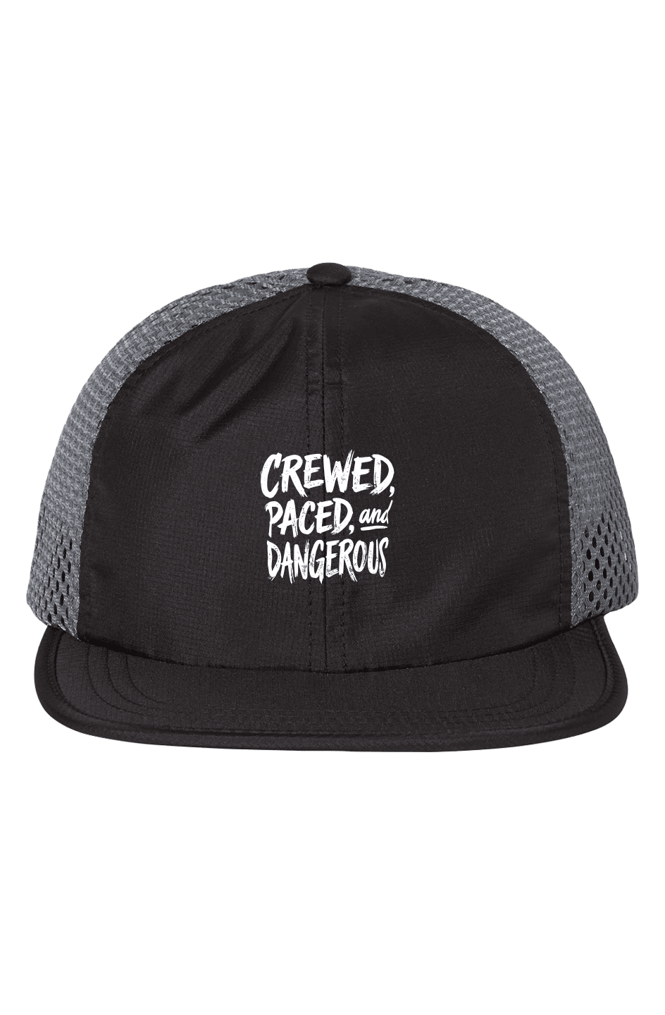 Performance Trail Running Hat - Black/ Charcoal - Sloth & Duck